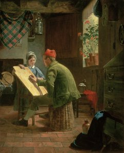 Skrivetimen, 1855
